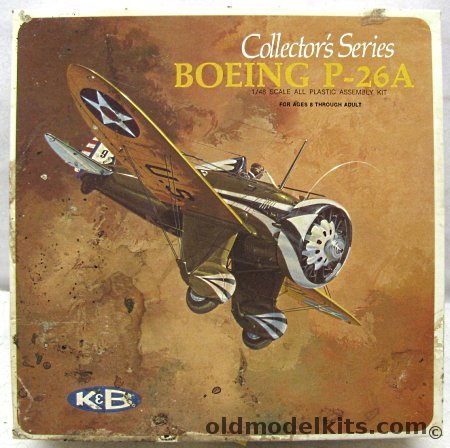 Aurora-KB 1/48 Boeing P-26A, 1115-200 plastic model kit